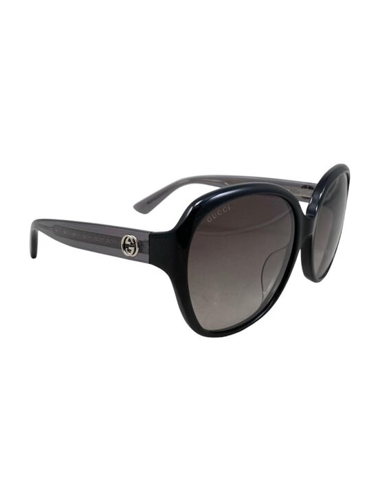 Gucci Sunglasses Interlocking Logo Black Gray Eyewear main image 8